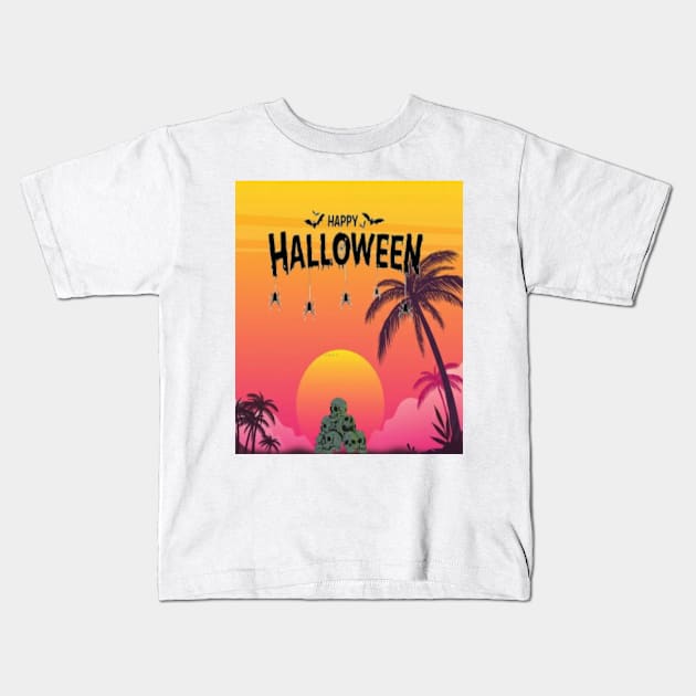 Happy halloween shirts Kids T-Shirt by HollyTee